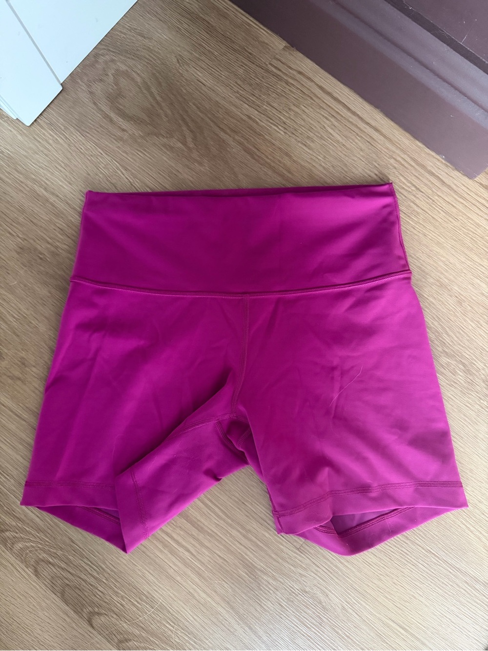 lululemon athletica Bright Magenta High-Rise Bike Shorts